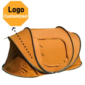 طبقات مزدوجة خيام المخيم Wholesale Size Color Logo Customized Low MOQ Good Quality Waterproof