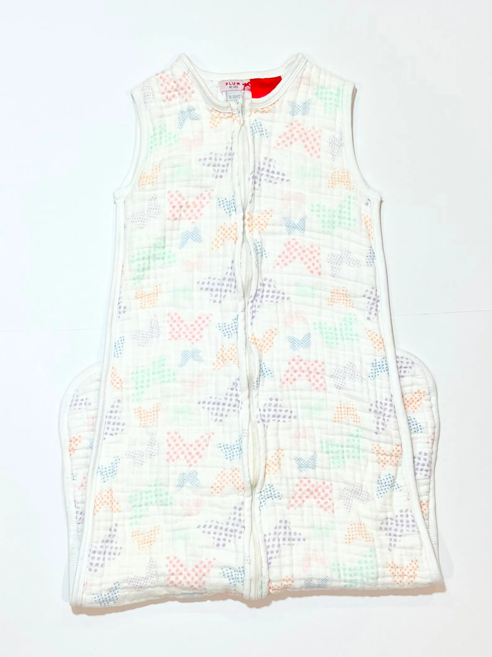 1.0 tog muslin sleeping bag - Size 18-36 months