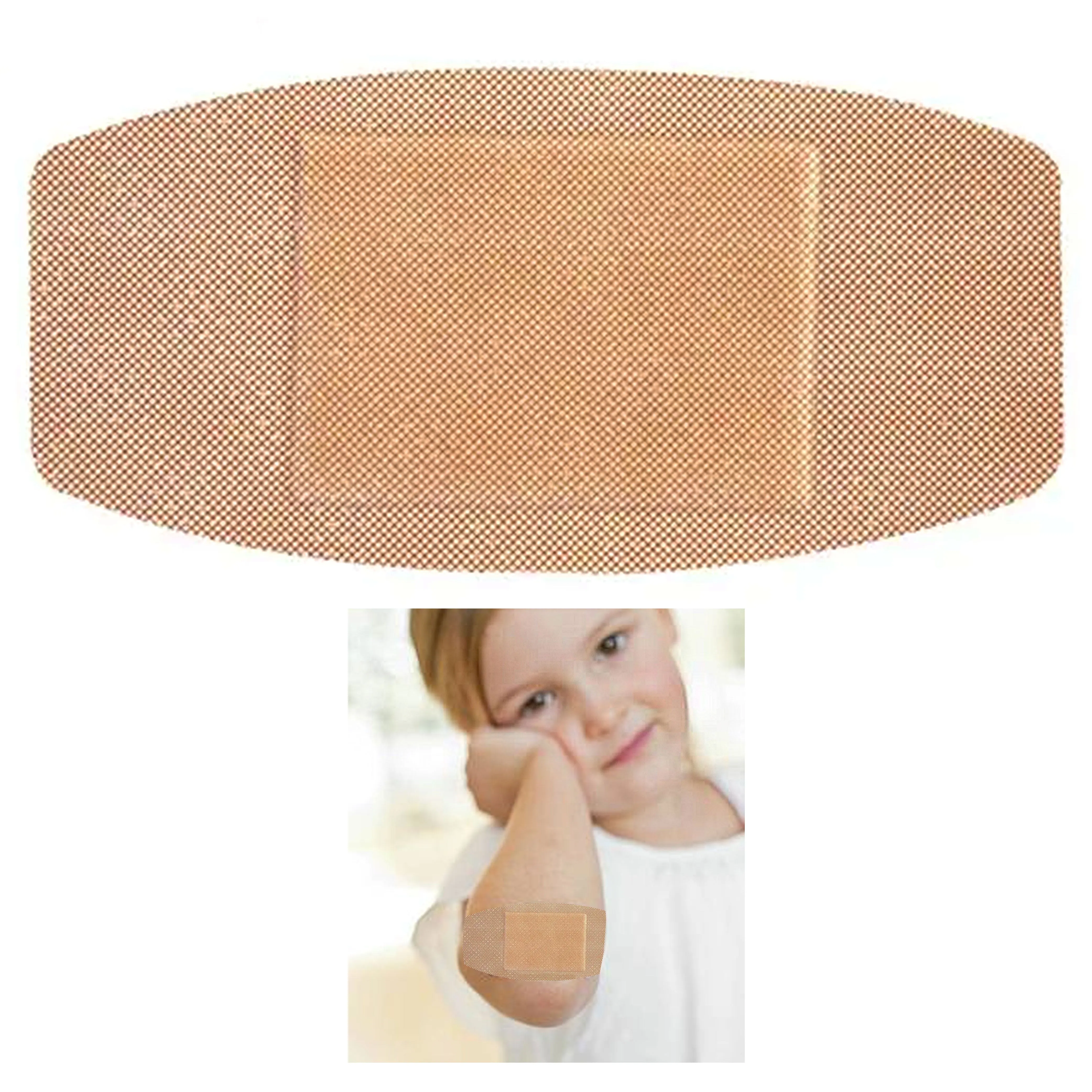20 Pc Extra Large Fabric Adhesive Bandages Pad Wound Dressing 2" X 4" First Aid