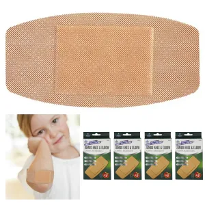 20 Pc Extra Large Fabric Adhesive Bandages Pad Wound Dressing 2" X 4" First Aid