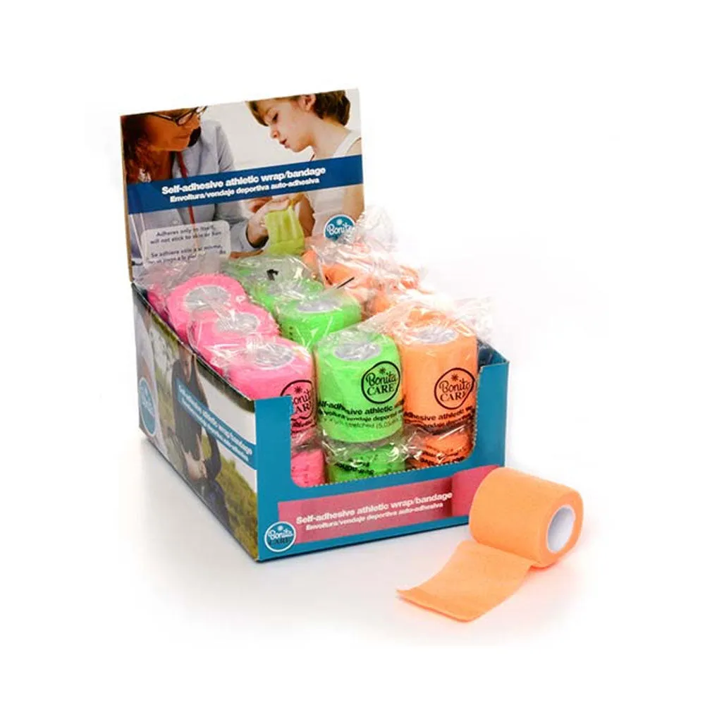 3 Pc Self Adhesive Elastic Bandage First Aid Medical Health Care Treatment Tape