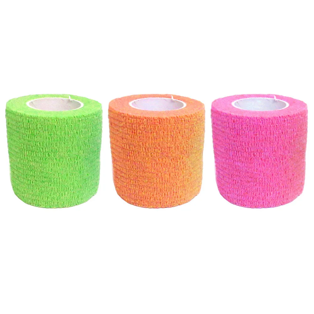 3 Pc Self Adhesive Elastic Bandage First Aid Medical Health Care Treatment Tape