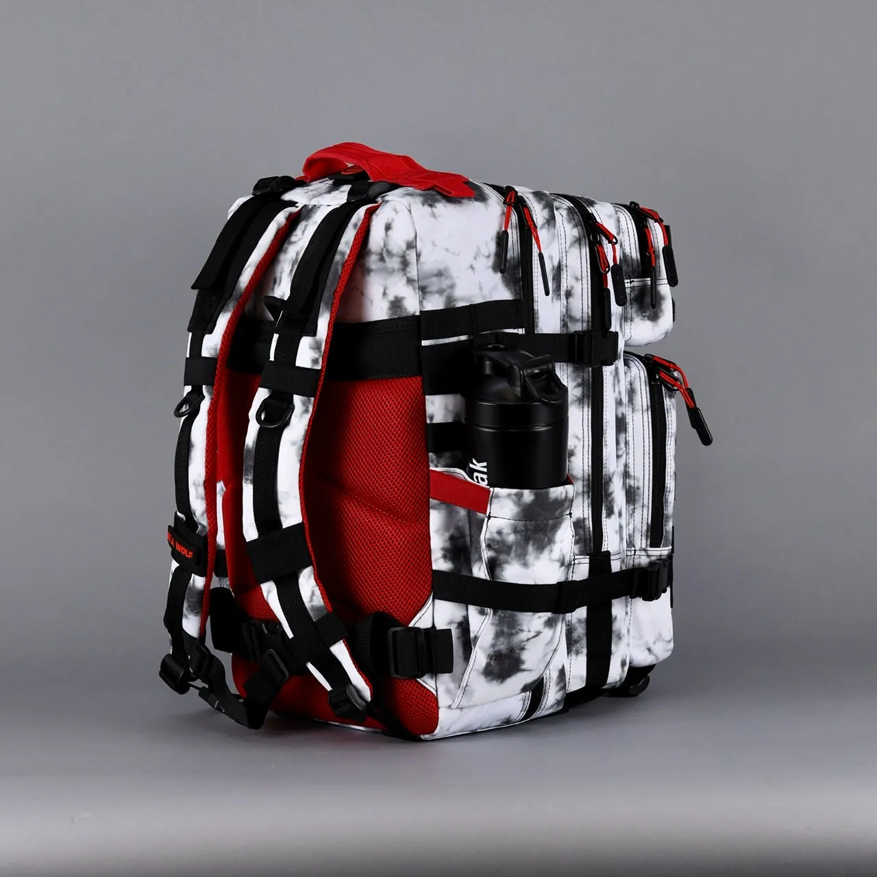 45L Backpack Timber Wolf Savage Red