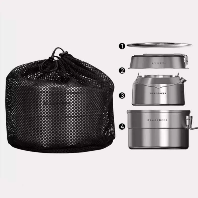 ALAT MASAK CAMPING BLACKDEER BD12316410 NESTING SET COOKWARE
