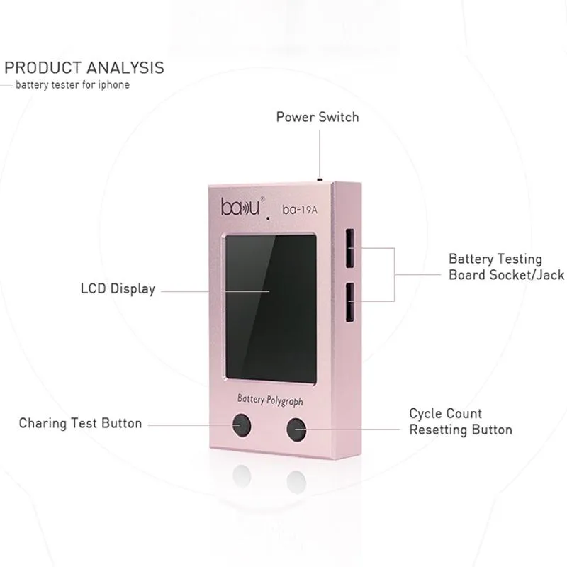 Baku Ba 19a Battery Polygraph for Iphone Battery