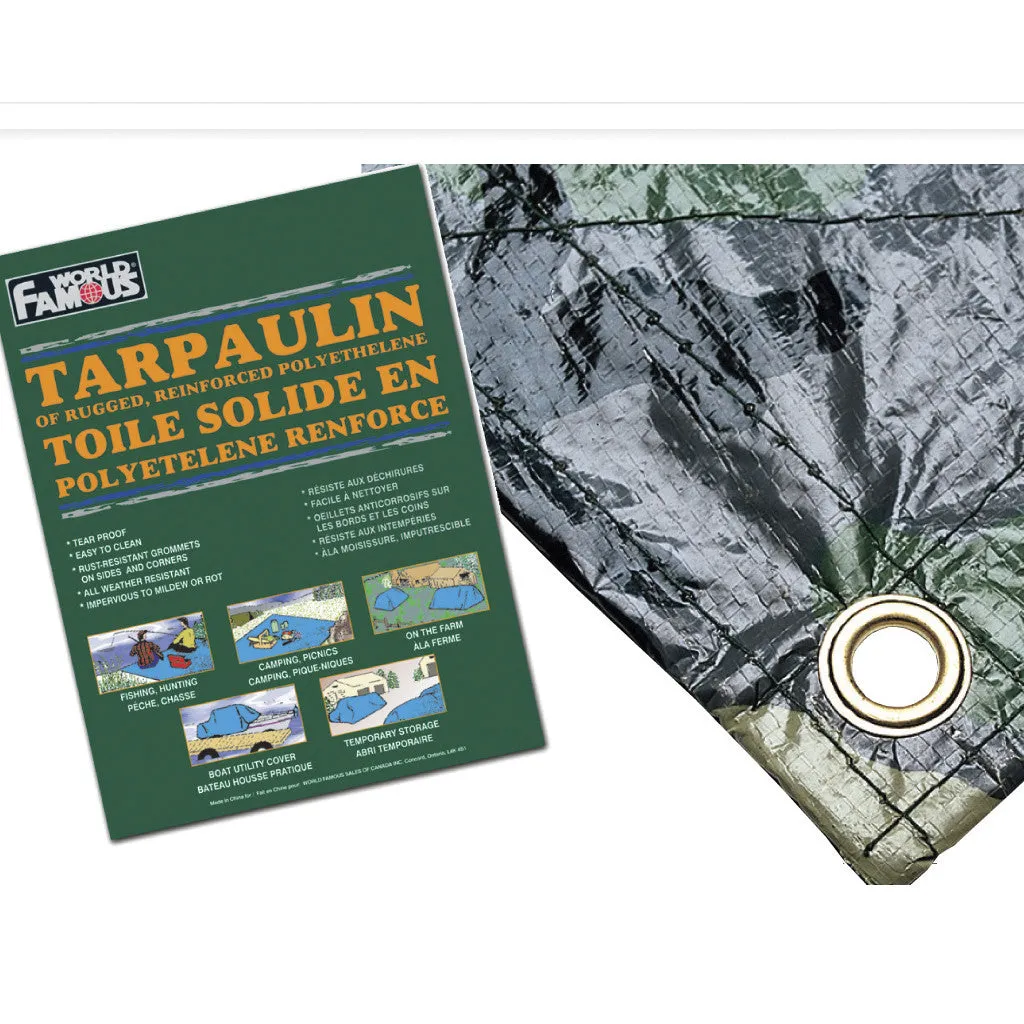 Bushline Outdoor Camouflage Tarp - 12x14