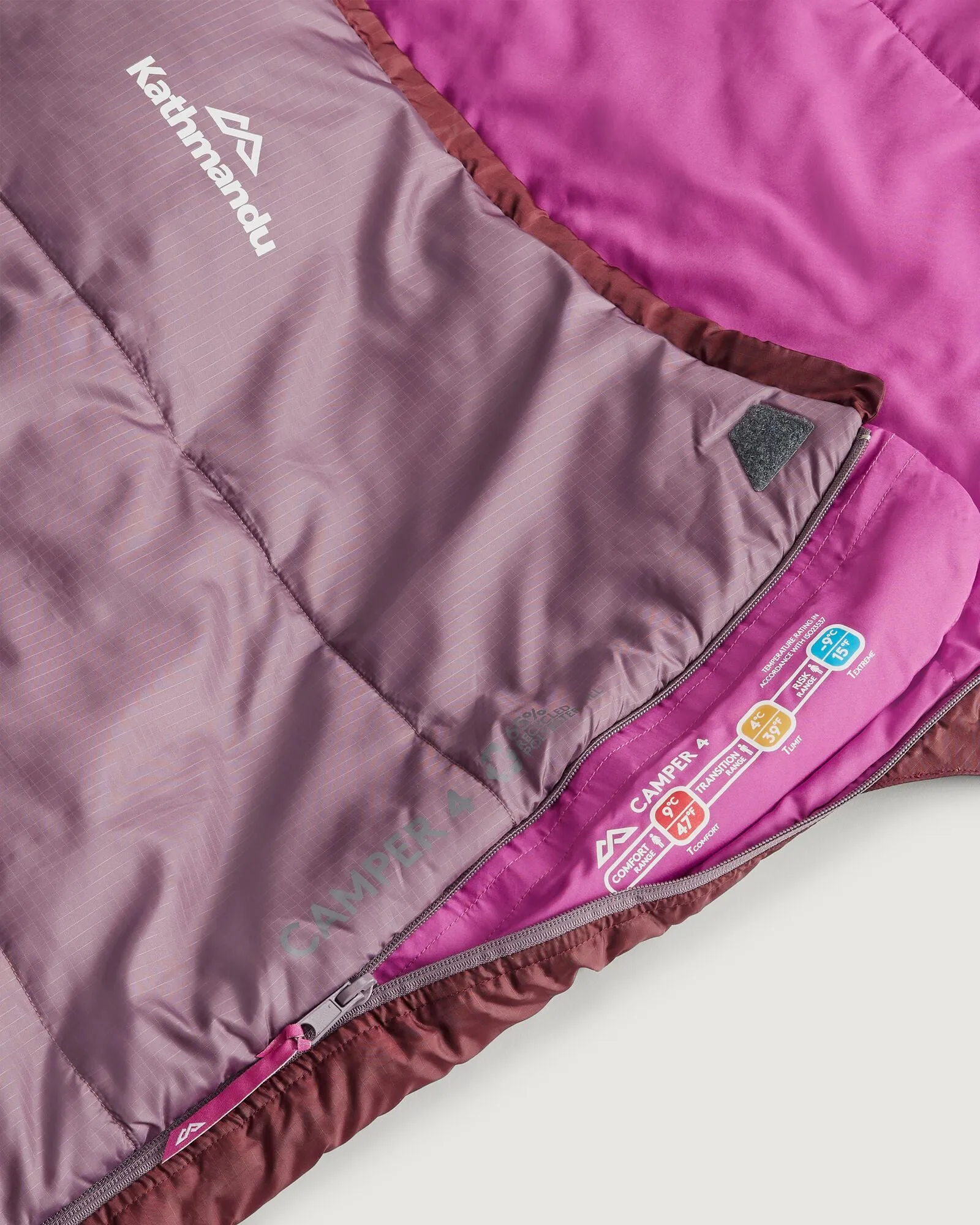 Camper 4 Sleeping Bag - Storm Cloud/Pony