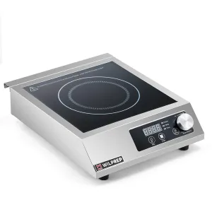 Commercial  Countertop Induction Cooktop 1800W Knob & Digital Control