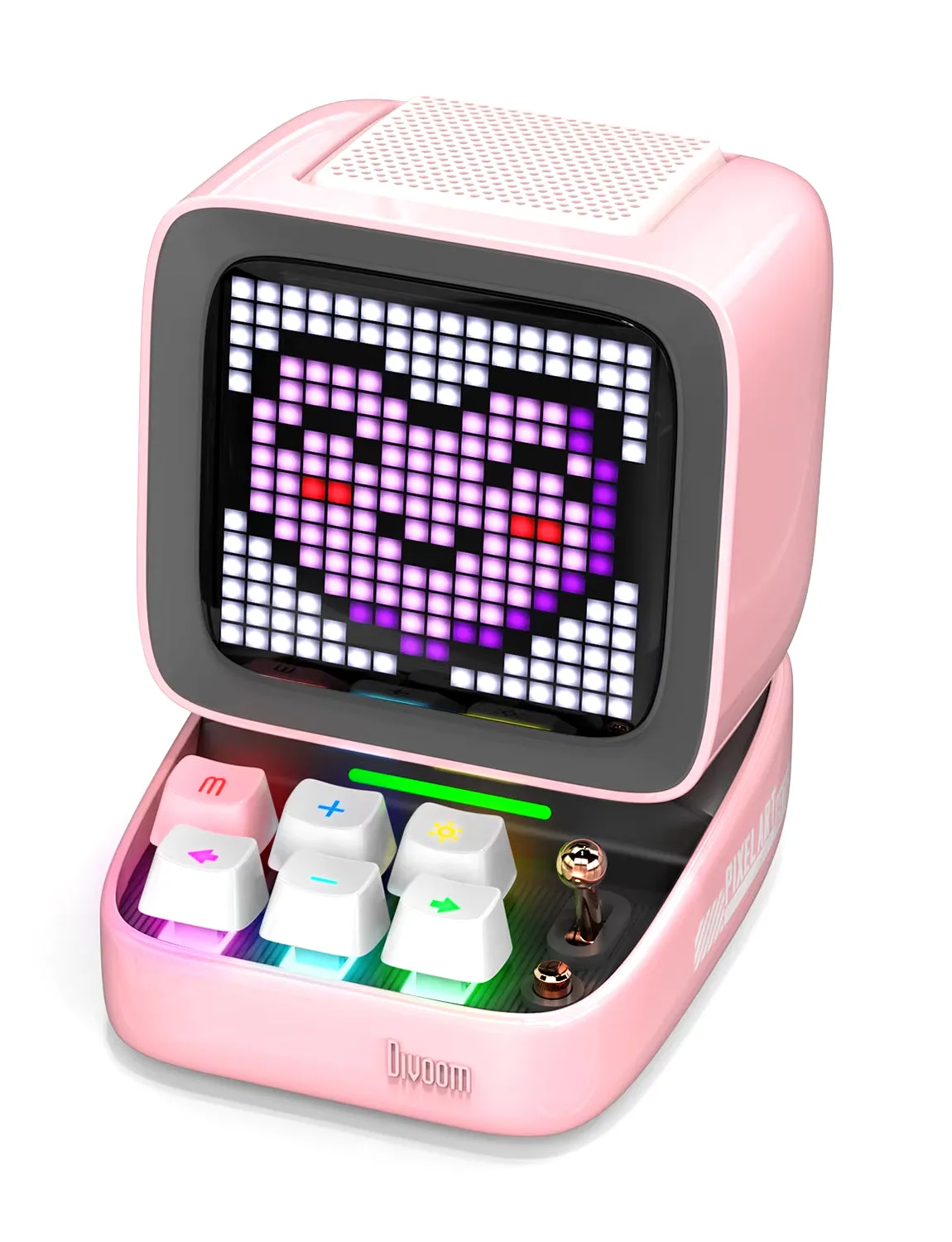 Ditoo Pixel Art Bluetooth Speaker Wireless 15W Output Power Gaming Room Setup with 16X16 LED App Controlled Front Screen