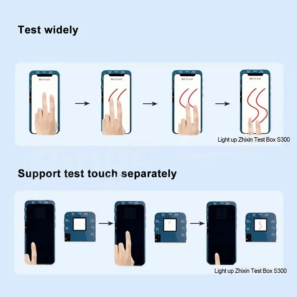 Dl S300 Lcd Screen Tester Tool 3d Touch Test for Iphone 12 11 Xs Xr 8 7 6s Series