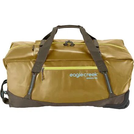 Eagle Creek 110L Migrate Trolley Duffle Bag in Field Brown