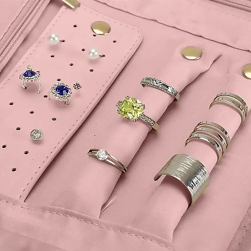 Foldable Portable Travel Jewelry Bag