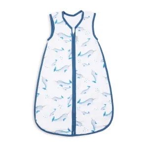Masilo Bamboo Muslin Sleeping Bag - Believe In Narwhals
