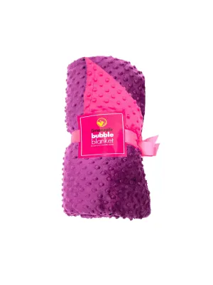Minky Bubble Blanket - Reversible