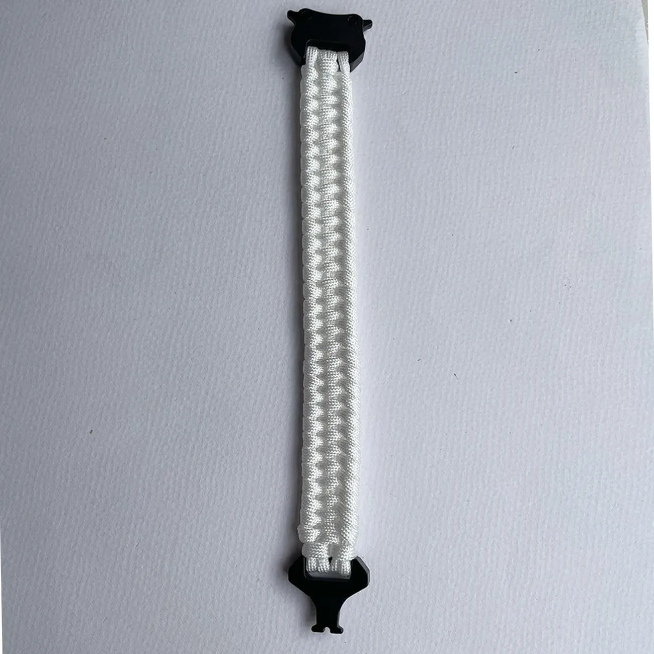 Parachute Cord Bracelets Trilobite Weaved Paracord Bracelet with Side Release Buckle 8.7 inch Black Bracelet for Men Women 1 Set