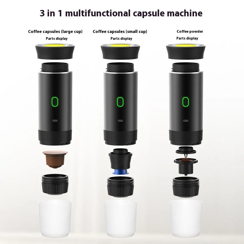 PORTABLE ESPRESSO/COFFEE MACHINE FOR TRAVEL/CAMPING/OFFICE
