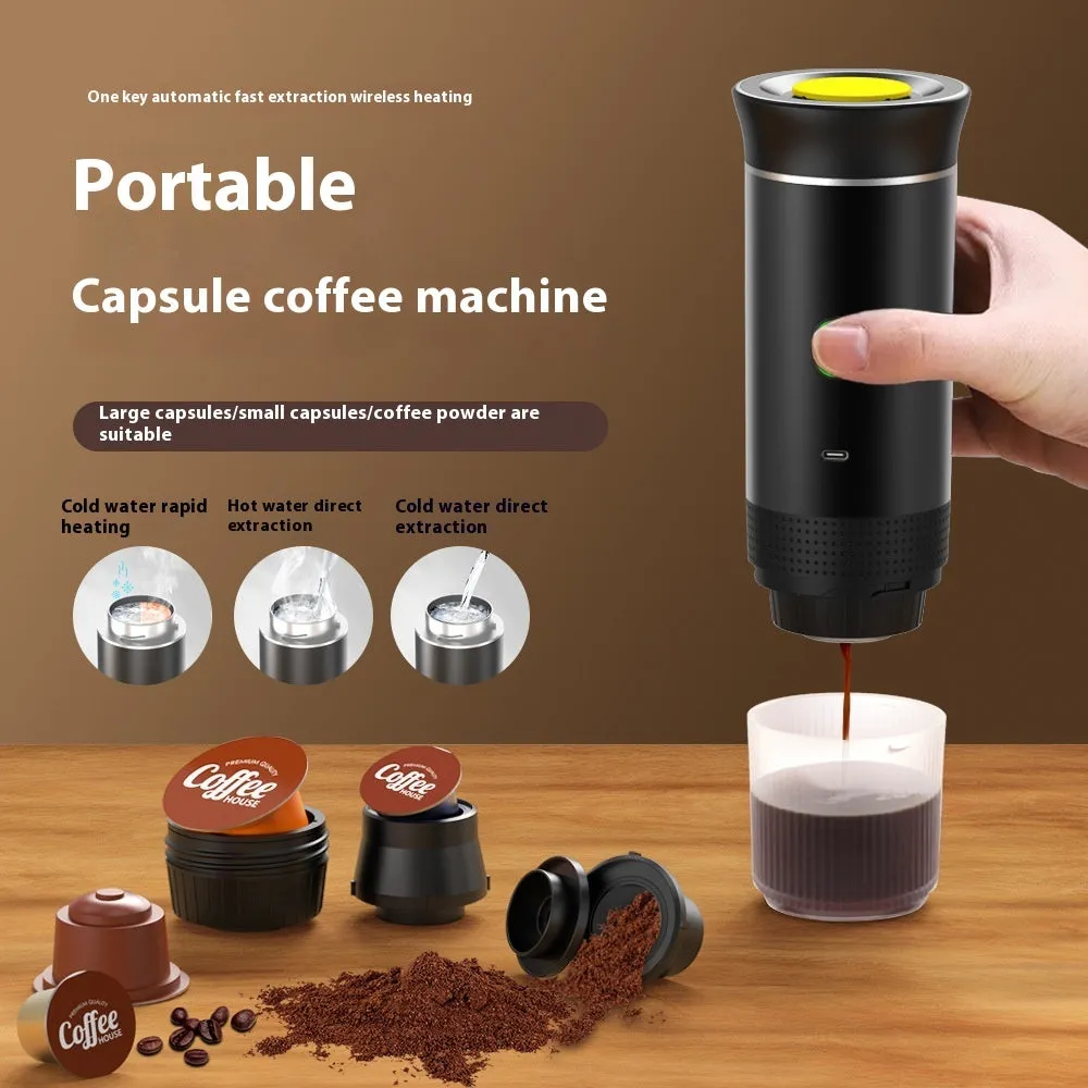 PORTABLE ESPRESSO/COFFEE MACHINE FOR TRAVEL/CAMPING/OFFICE