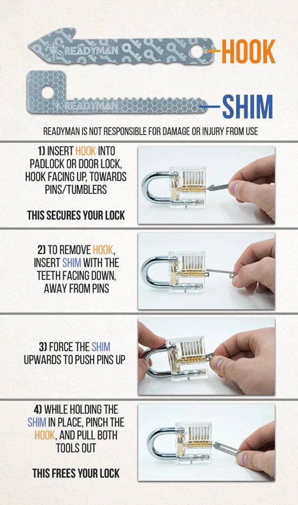ReadyMan Lock Blocker - Access Denial Card