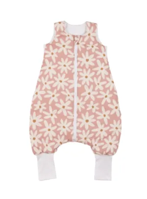SLEEPING BAG WITH LEGS BLUSH DAISIES