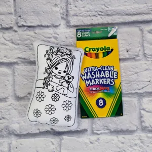 Sleepover Girl Doodle Doll