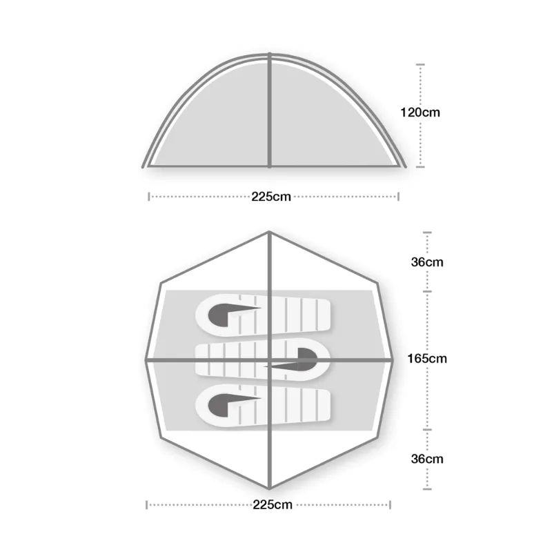 Wild Country Helm Compact 3 Tent