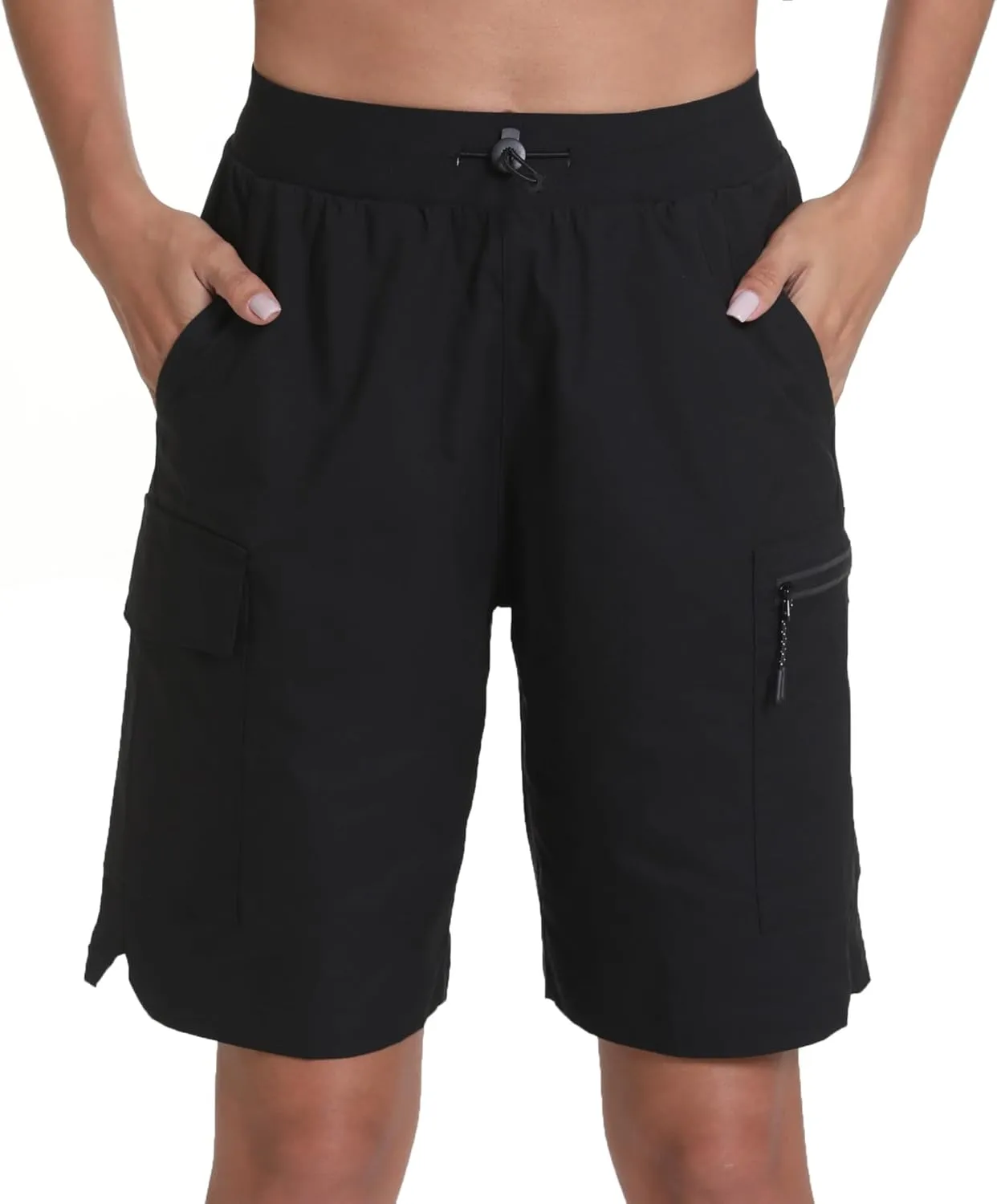 Women's Hiking Cargo Shorts Quick Dry Lightweight Shorts for Travel Athletic