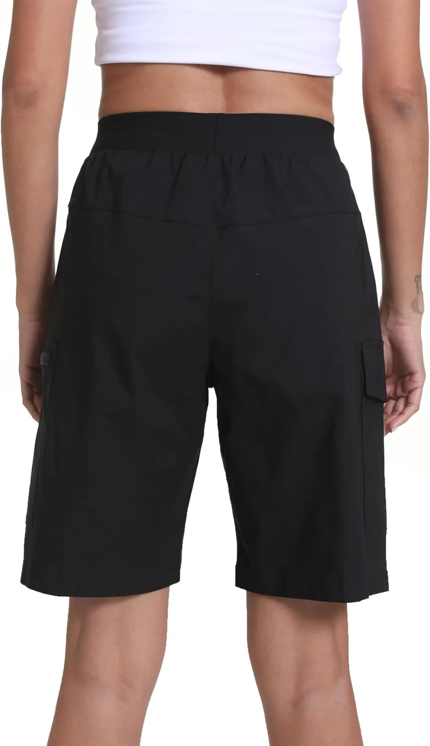 Women's Hiking Cargo Shorts Quick Dry Lightweight Shorts for Travel Athletic