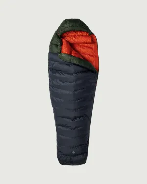 Zenter -3°C Down Sleeping Bag - Large - Black Stingray/Dark Moss