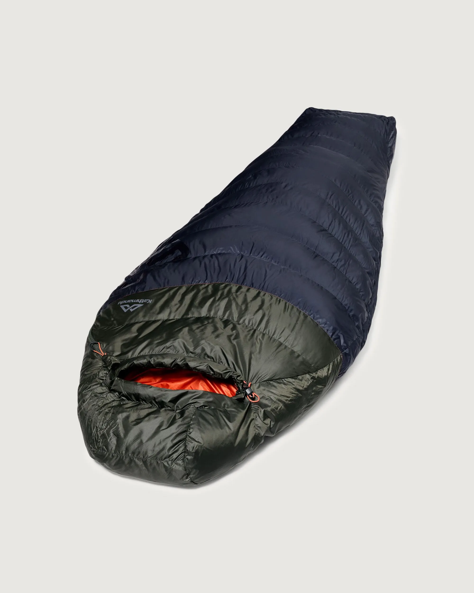 Zenter -3°C Down Sleeping Bag - Large - Black Stingray/Dark Moss